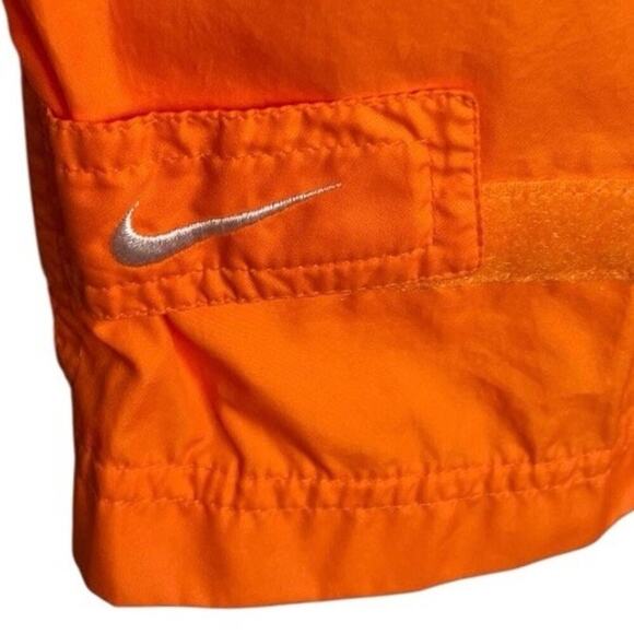 Vintage Y2K Nike Women’s Orange Windbreaker Capris Size-Large - Picture 3 of 4